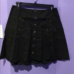 beautiful black Gothic mini skirt
